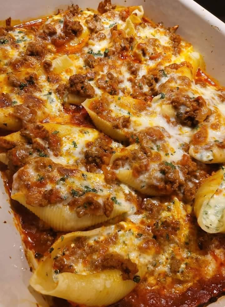 Taco Filled Pasta Shells XX Old Grandma Recipes